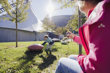 Gaglaweg Tschagguns - Erna in der Sportarena